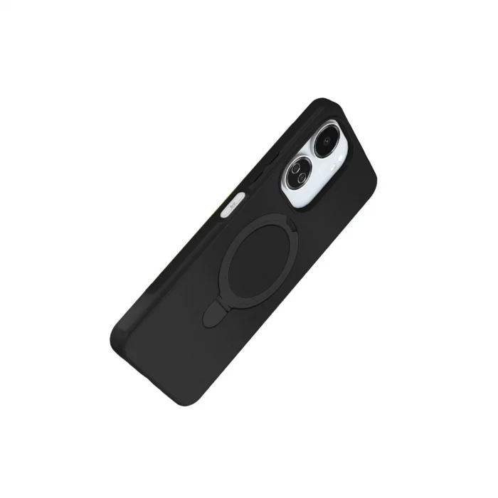 BUĞZ Xiaomi Redmi 13c Regal Magsafe Standlı Kapak - Siyah