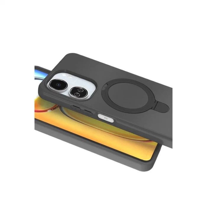 BUĞZ Xiaomi Redmi 13c Regal Magsafe Standlı Kapak - Titan Gri