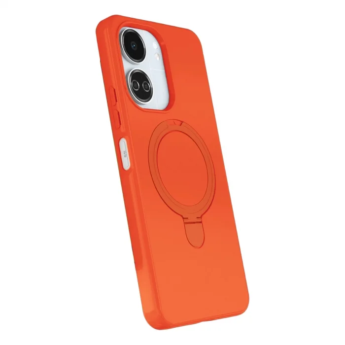 BUĞZ Xiaomi Redmi 13c Regal Magsafe Standlı Kapak - Turuncu