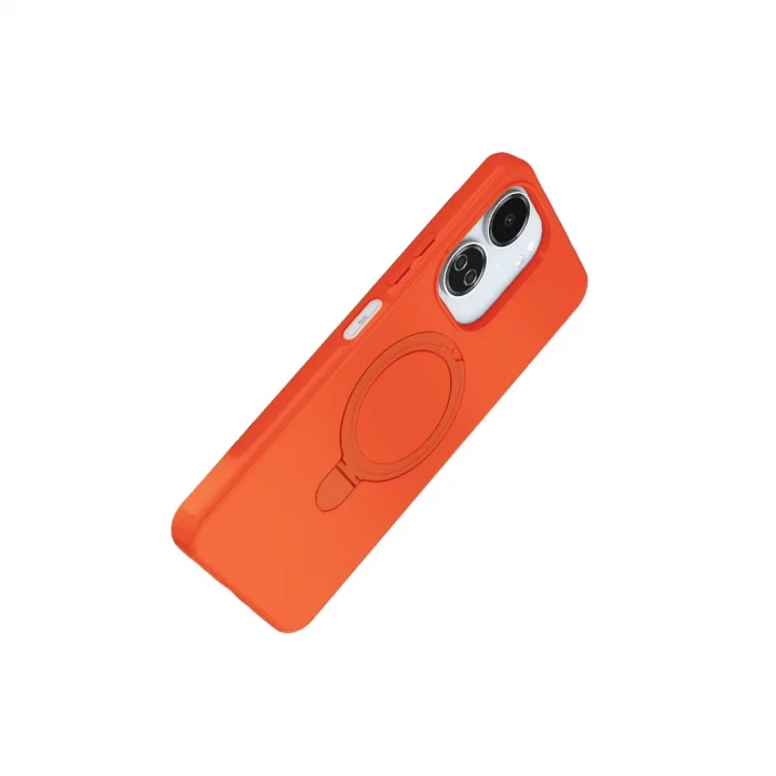 BUĞZ Xiaomi Redmi 13c Regal Magsafe Standlı Kapak - Turuncu