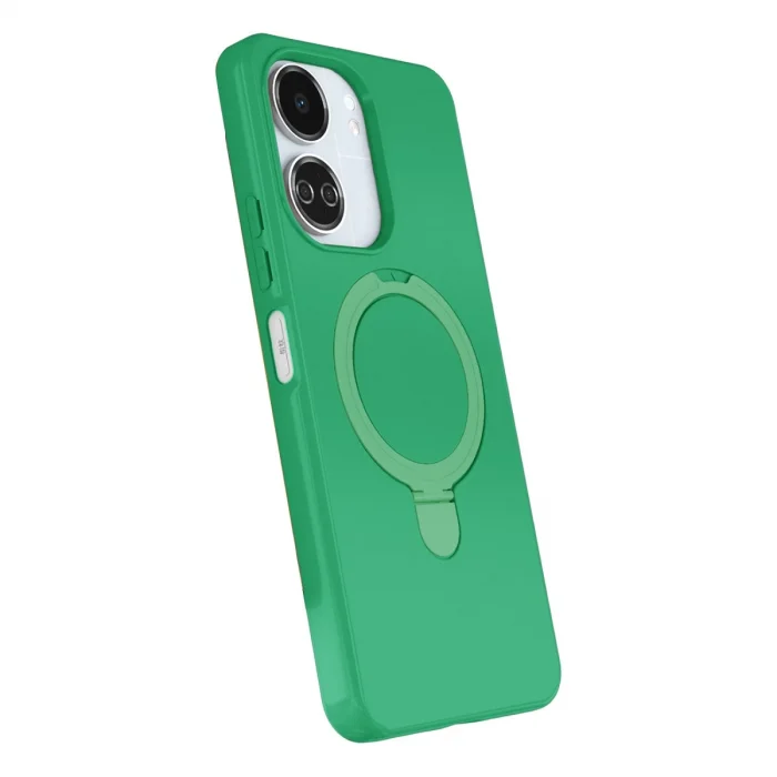 BUĞZ Xiaomi Redmi 13c Regal Magsafe Standlı Kapak - Yeşil