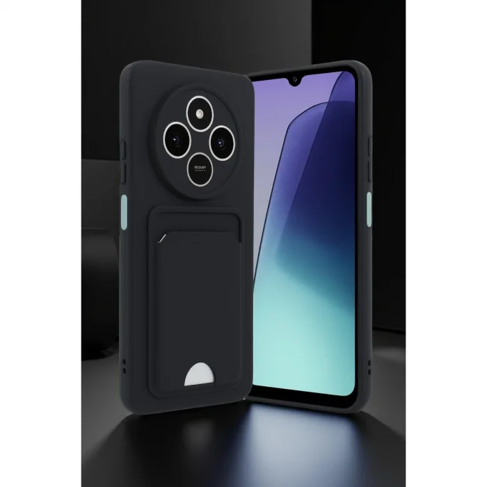 BUĞZ Xiaomi Redmi 14c Kelvin Kartvizitli Silikon - Siyah