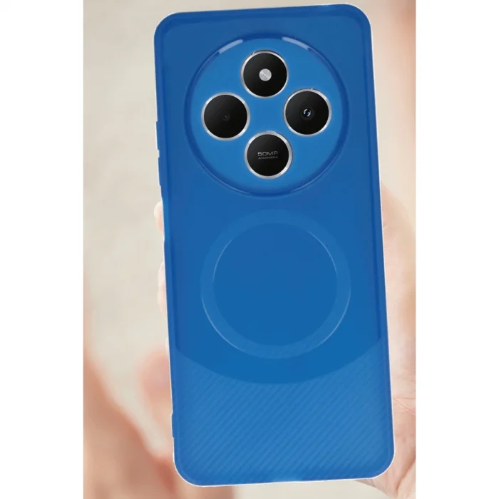 BUĞZ Xiaomi Redmi 14c Kılıf Maya Karbon Kapak - Lacivert