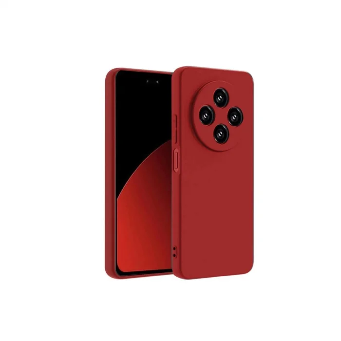 BUĞZ Xiaomi Redmi 14c Kılıf Nano İçi Kadife Silikon - Kırmızı