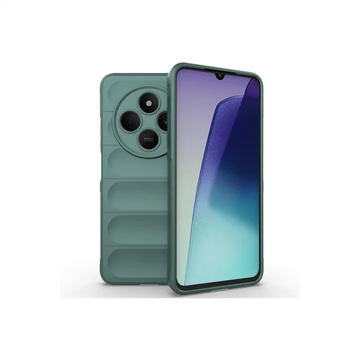 BUĞZ Xiaomi Redmi 14c Kılıf Optimum Silikon - Koyu Yeşil