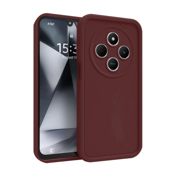 BUĞZ Xiaomi Redmi 14c Kılıf Viera Silikon - Bordo
