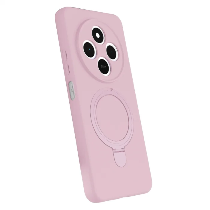 BUĞZ Xiaomi Redmi 14c Regal Magsafe Standlı Kapak - Açık Pembe