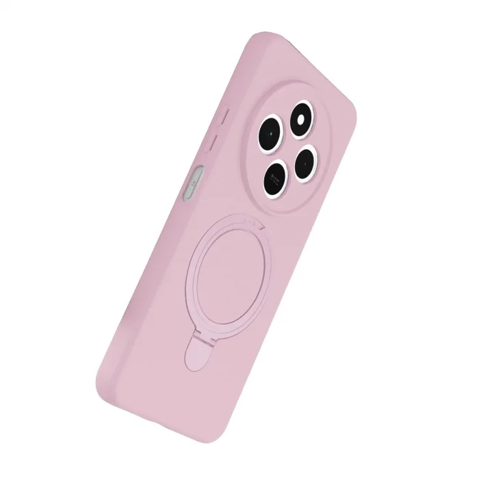 BUĞZ Xiaomi Redmi 14c Regal Magsafe Standlı Kapak - Açık Pembe