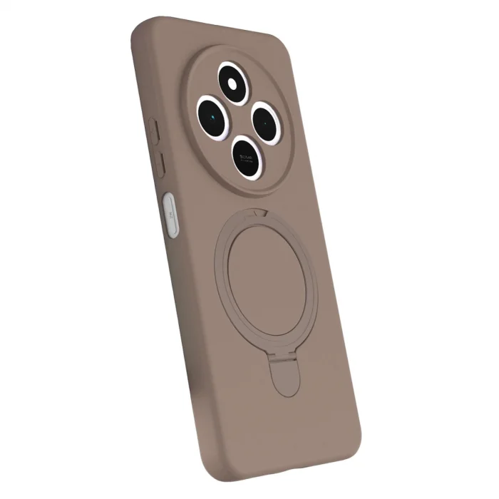 BUĞZ Xiaomi Redmi 14c Regal Magsafe Standlı Kapak - Çöl Titanyum