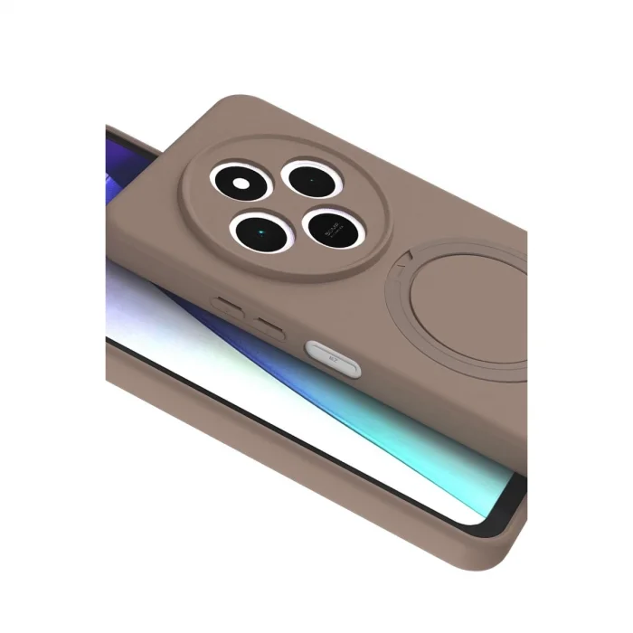 BUĞZ Xiaomi Redmi 14c Regal Magsafe Standlı Kapak - Çöl Titanyum