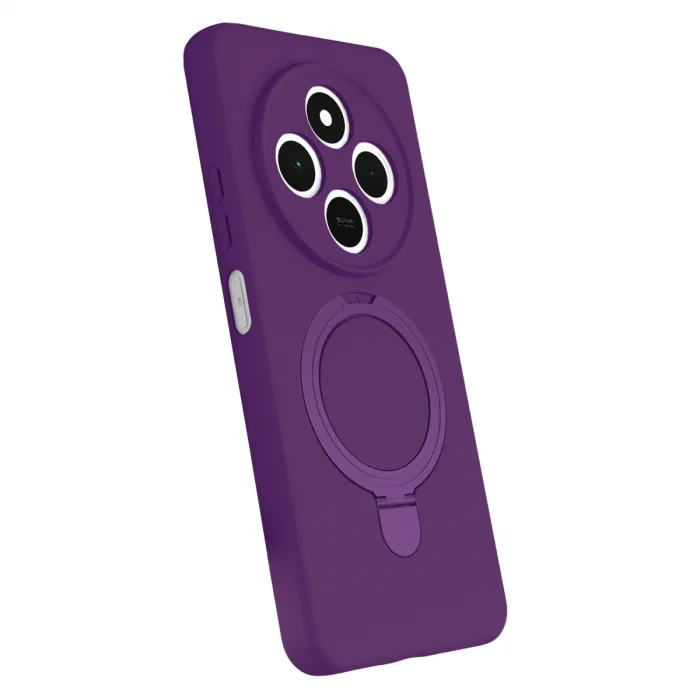 BUĞZ Xiaomi Redmi 14c Regal Magsafe Standlı Kapak - Derin Mor