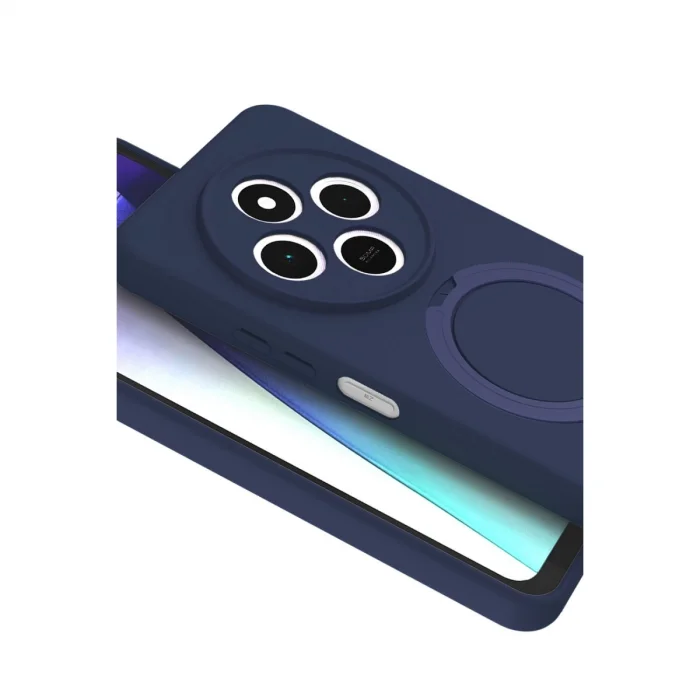 BUĞZ Xiaomi Redmi 14c Regal Magsafe Standlı Kapak - Lacivert