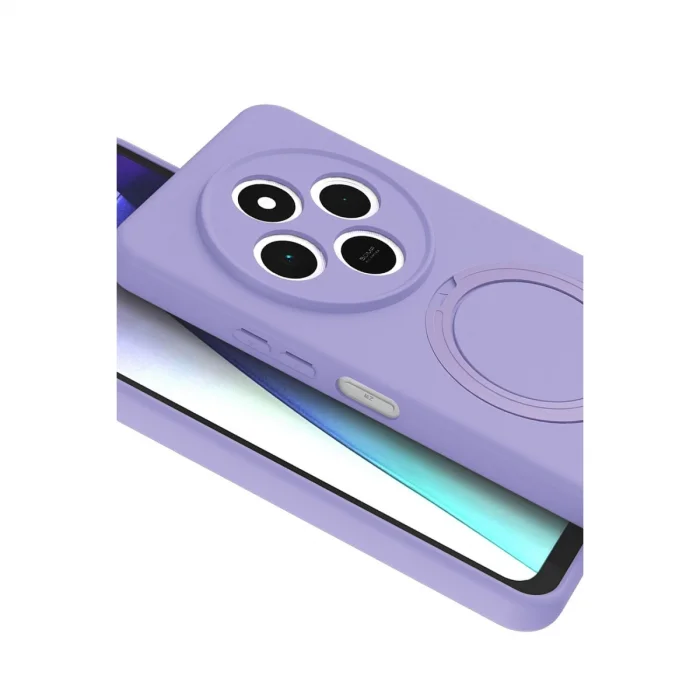 BUĞZ Xiaomi Redmi 14c Regal Magsafe Standlı Kapak - Lila