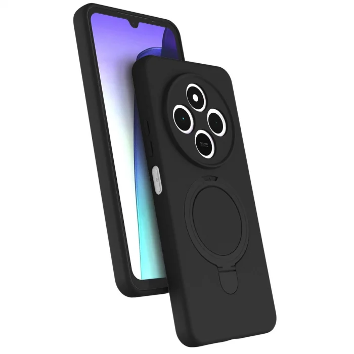 BUĞZ Xiaomi Redmi 14c Regal Magsafe Standlı Kapak - Siyah