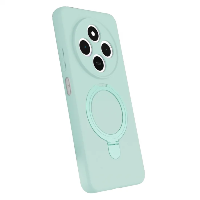 BUĞZ Xiaomi Redmi 14c Regal Magsafe Standlı Kapak - Su Yeşili