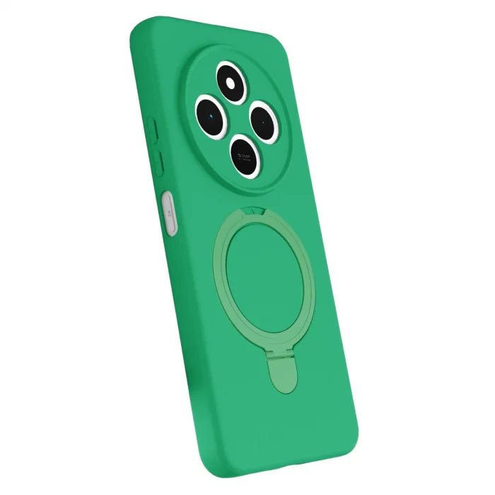 BUĞZ Xiaomi Redmi 14c Regal Magsafe Standlı Kapak - Yeşil