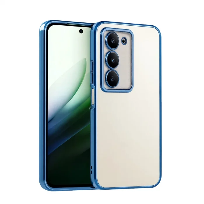 BUĞZ Xiaomi Redmi 15 4g Razer Lensli Silikon - Açık Mavi