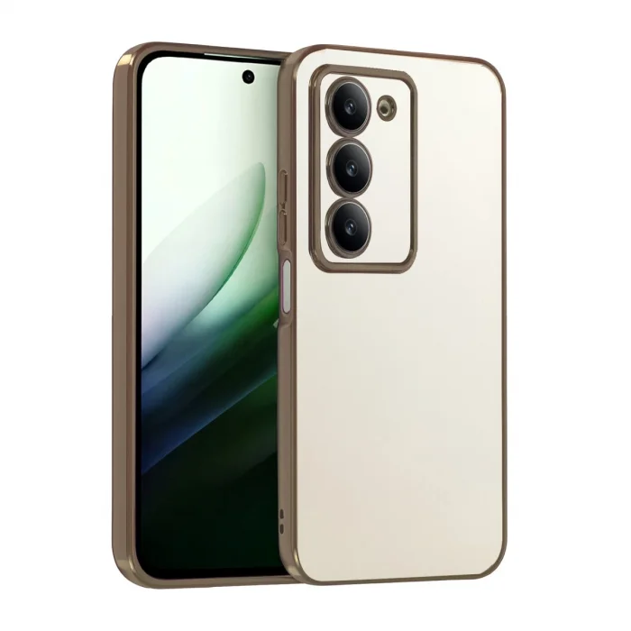 BUĞZ Xiaomi Redmi 15 4g Razer Lensli Silikon - Çöl Titanyum