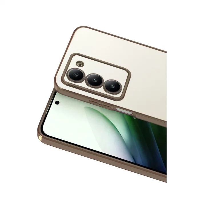 BUĞZ Xiaomi Redmi 15 4g Razer Lensli Silikon - Çöl Titanyum