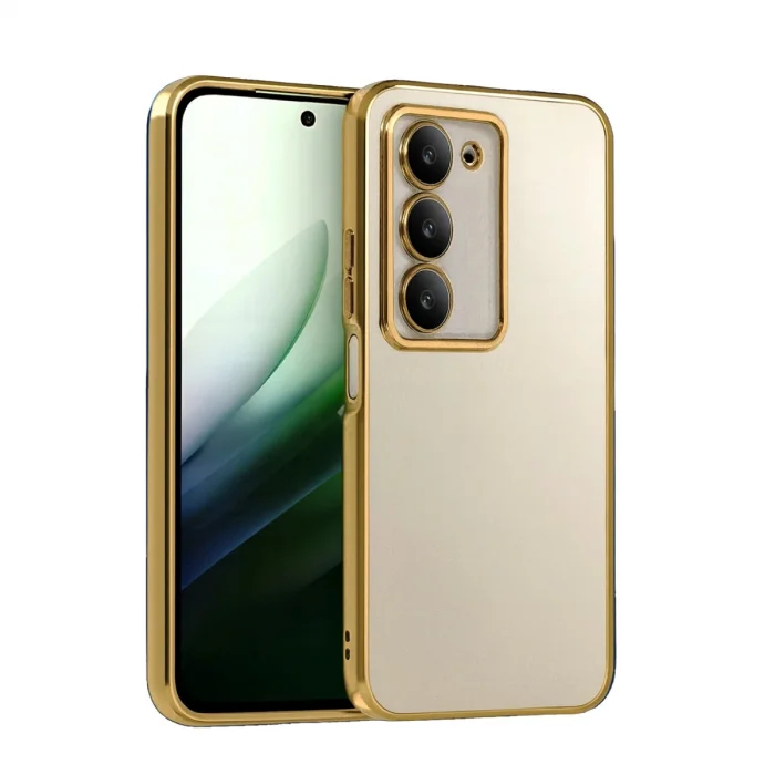 BUĞZ Xiaomi Redmi 15 4g Razer Lensli Silikon - Gold