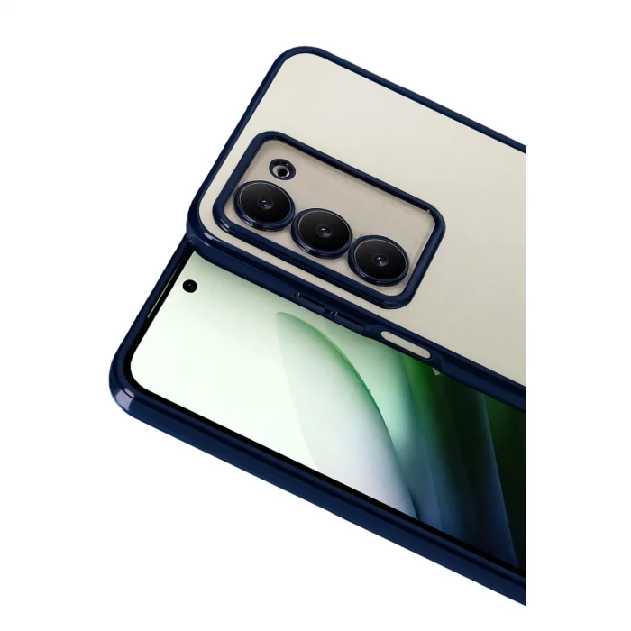 BUĞZ Xiaomi Redmi 15 4g Razer Lensli Silikon - Lacivert