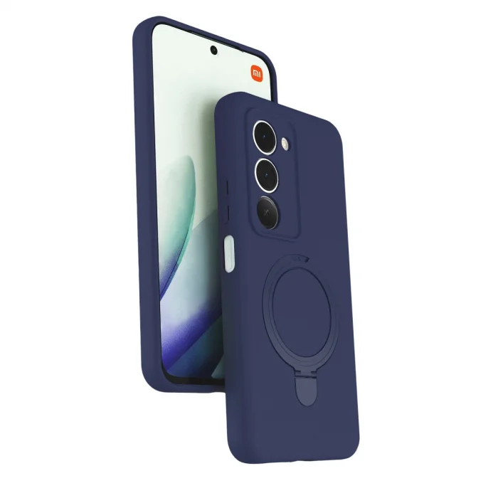BUĞZ Xiaomi Redmi 15 4g Regal Magsafe Standlı Kapak - Lacivert