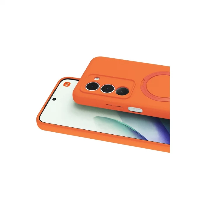 BUĞZ Xiaomi Redmi 15 4g Regal Magsafe Standlı Kapak - Turuncu