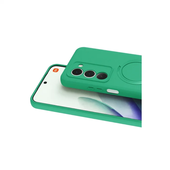 BUĞZ Xiaomi Redmi 15 4g Regal Magsafe Standlı Kapak - Yeşil