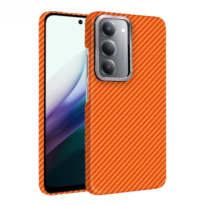 BUĞZ Xiaomi Redmi 15 4g Vega Magsafe Kapak - Turuncu