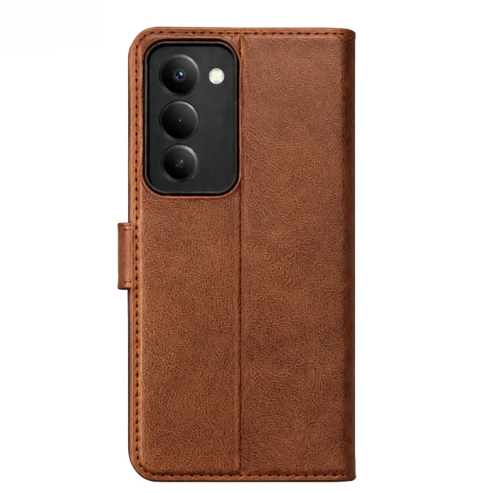 BUĞZ Xiaomi Redmi 15 5g Trend S Plus Kapaklı Kılıf - Taba