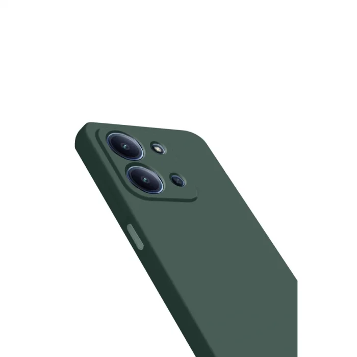 BUĞZ Xiaomi Redmi 15c 4g Nano İçi Kadife Silikon - Koyu Yeşil