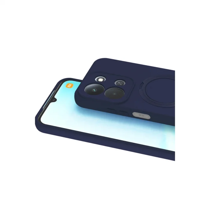 BUĞZ Xiaomi Redmi 15c 4g Regal Magsafe Standlı Kapak - Lacivert