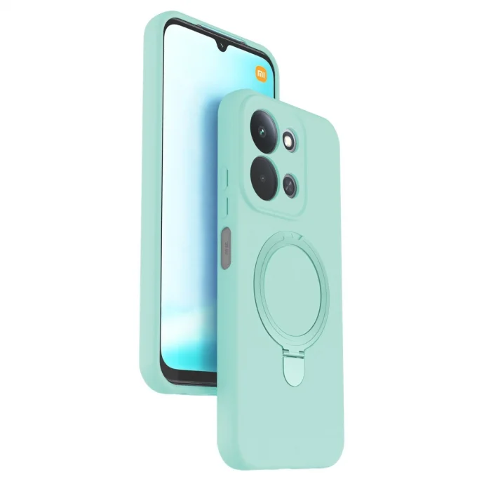 BUĞZ Xiaomi Redmi 15c 4g Regal Magsafe Standlı Kapak - Su Yeşili