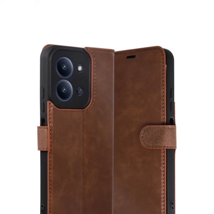 BUĞZ Xiaomi Redmi 15c 4g Trend S Plus Kapaklı Kılıf - Taba