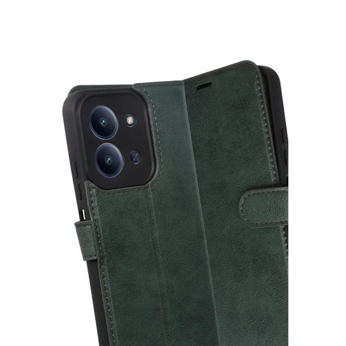 BUĞZ Xiaomi Redmi 15c 4g Trend S Plus Kapaklı Kılıf - Yeşil