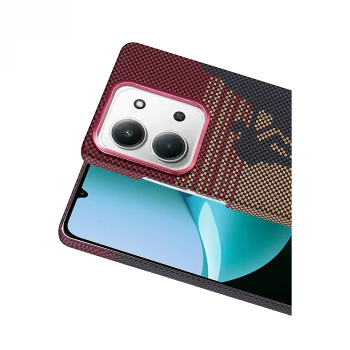 BUĞZ Xiaomi Redmi 15c 4g Vega Magsafe Kapak - Kırmızı