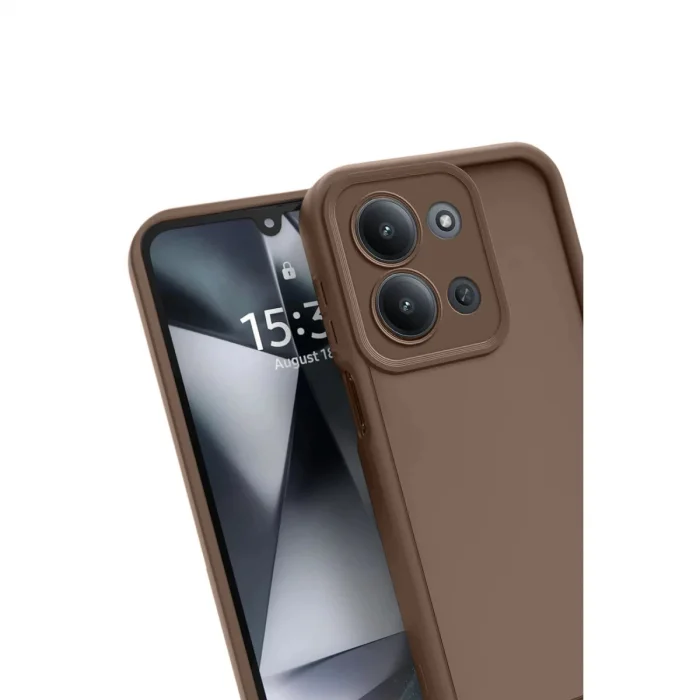 BUĞZ Xiaomi Redmi 15c 4g Viera Silikon - Kahverengi