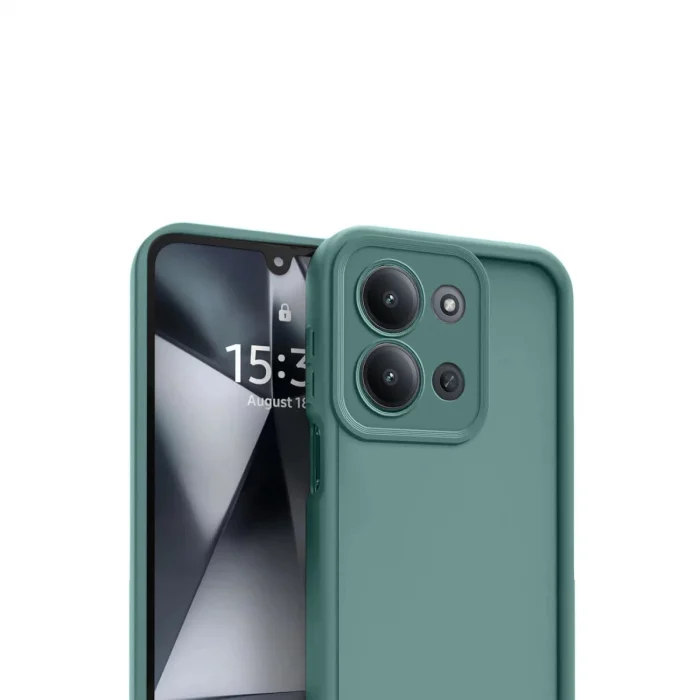 BUĞZ Xiaomi Redmi 15c 4g Viera Silikon - Koyu Yeşil