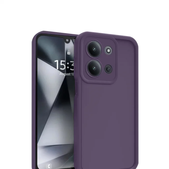 BUĞZ Xiaomi Redmi 15c 4g Viera Silikon - Mürdüm