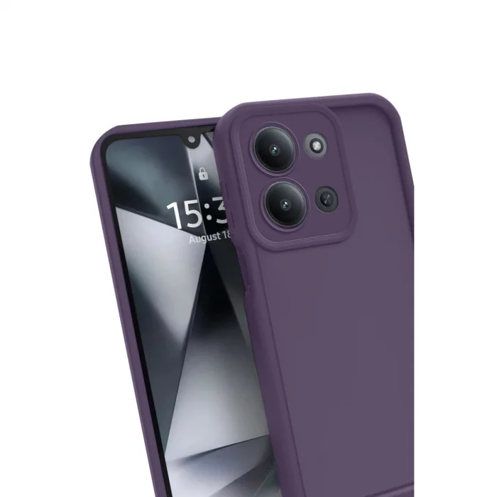 BUĞZ Xiaomi Redmi 15c 4g Viera Silikon - Mürdüm