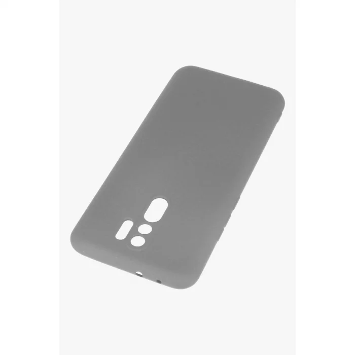 BUĞZ Xiaomi Redmi 9 Kılıf Nano İçi Kadife Silikon - Gri