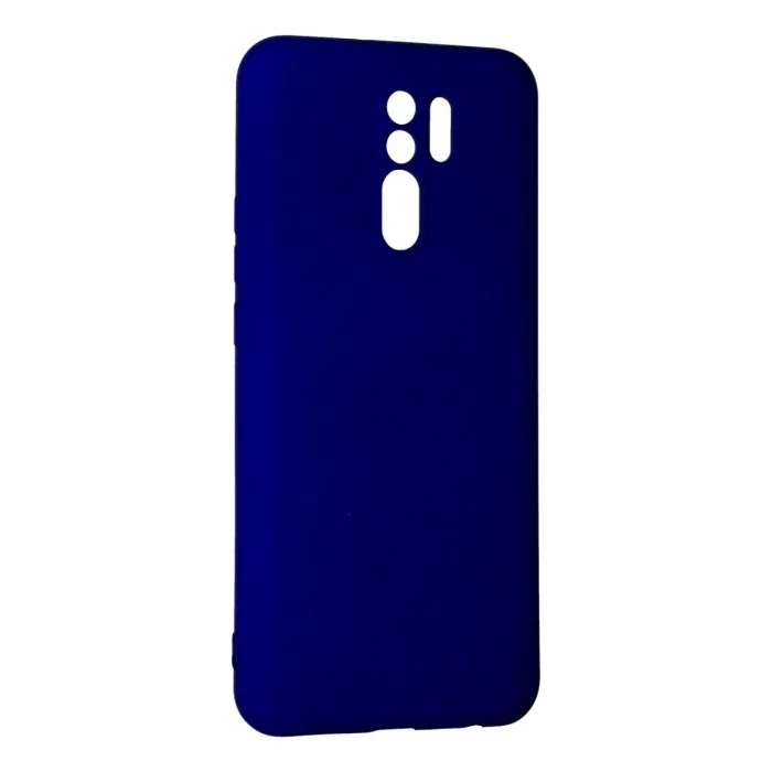 BUĞZ Xiaomi Redmi 9 Kılıf Nano İçi Kadife Silikon - Lacivert