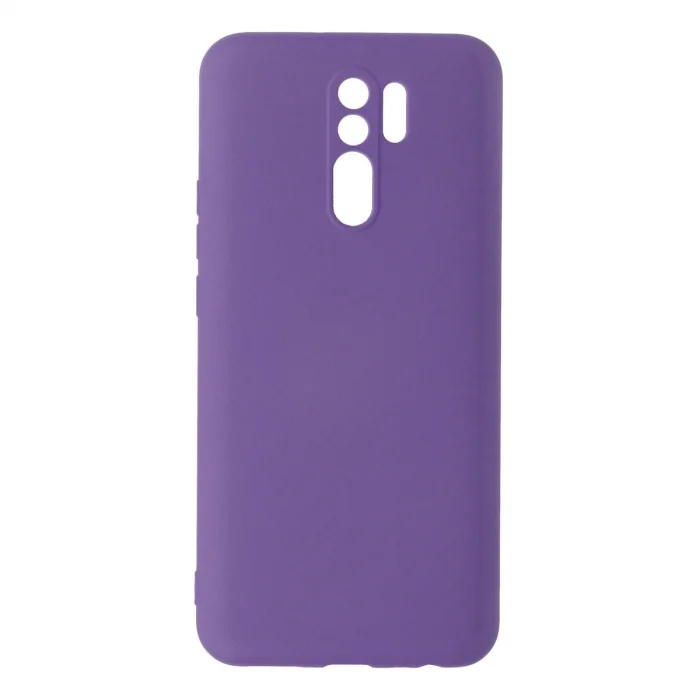 BUĞZ Xiaomi Redmi 9 Kılıf Nano İçi Kadife Silikon - Mor