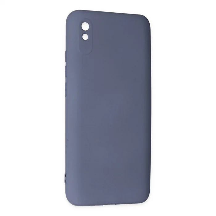 BUĞZ Xiaomi Redmi 9a Kılıf Nano İçi Kadife Silikon - Gri