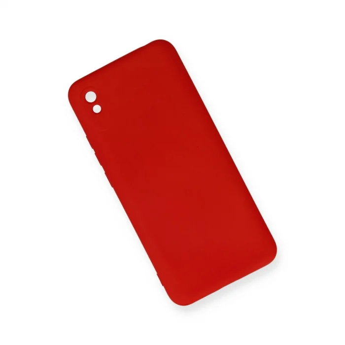 BUĞZ Xiaomi Redmi 9a Kılıf Nano İçi Kadife Silikon - Kırmızı