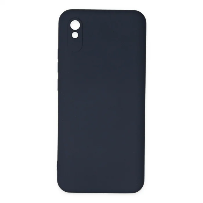 BUĞZ Xiaomi Redmi 9a Kılıf Nano İçi Kadife Silikon - Lacivert