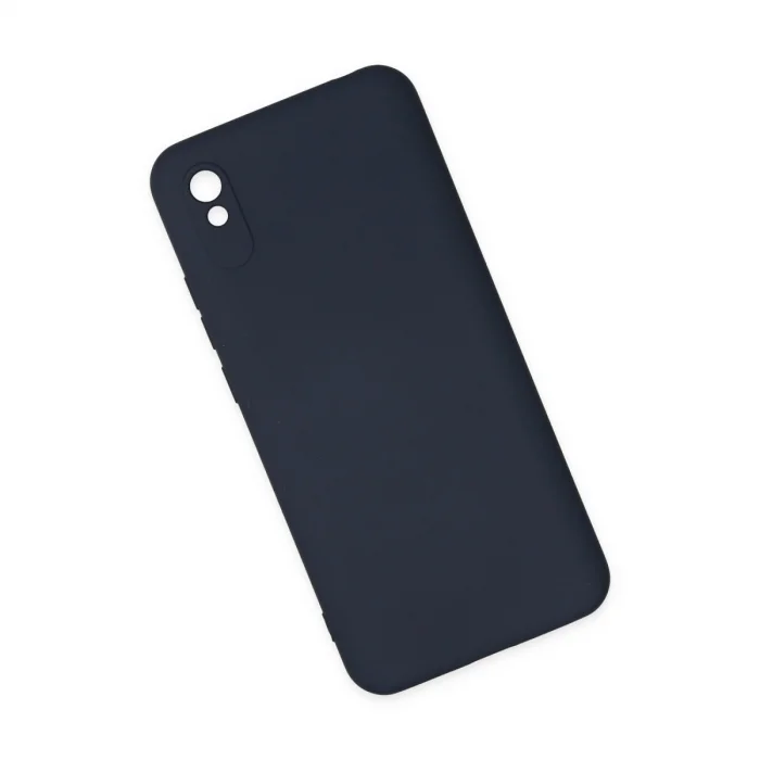 BUĞZ Xiaomi Redmi 9a Kılıf Nano İçi Kadife Silikon - Lacivert