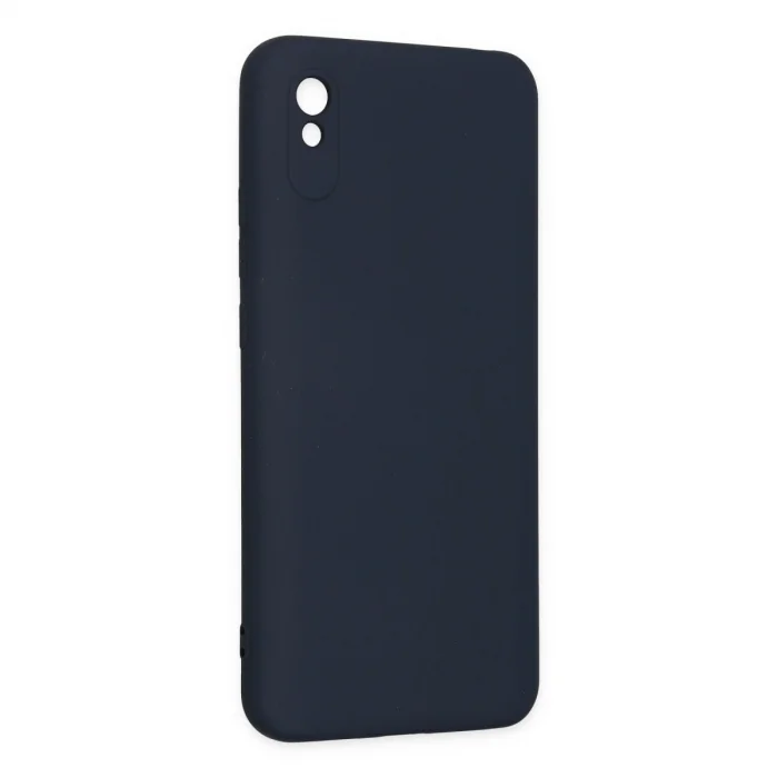 BUĞZ Xiaomi Redmi 9a Kılıf Nano İçi Kadife Silikon - Lacivert