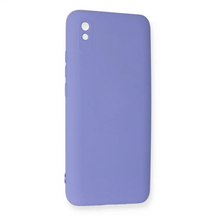 BUĞZ Xiaomi Redmi 9a Kılıf Nano İçi Kadife Silikon - Lila