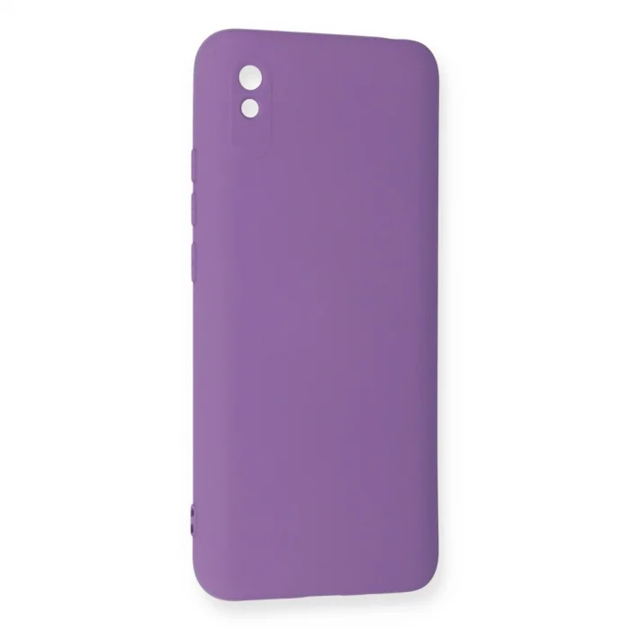 BUĞZ Xiaomi Redmi 9a Kılıf Nano İçi Kadife Silikon - Mor